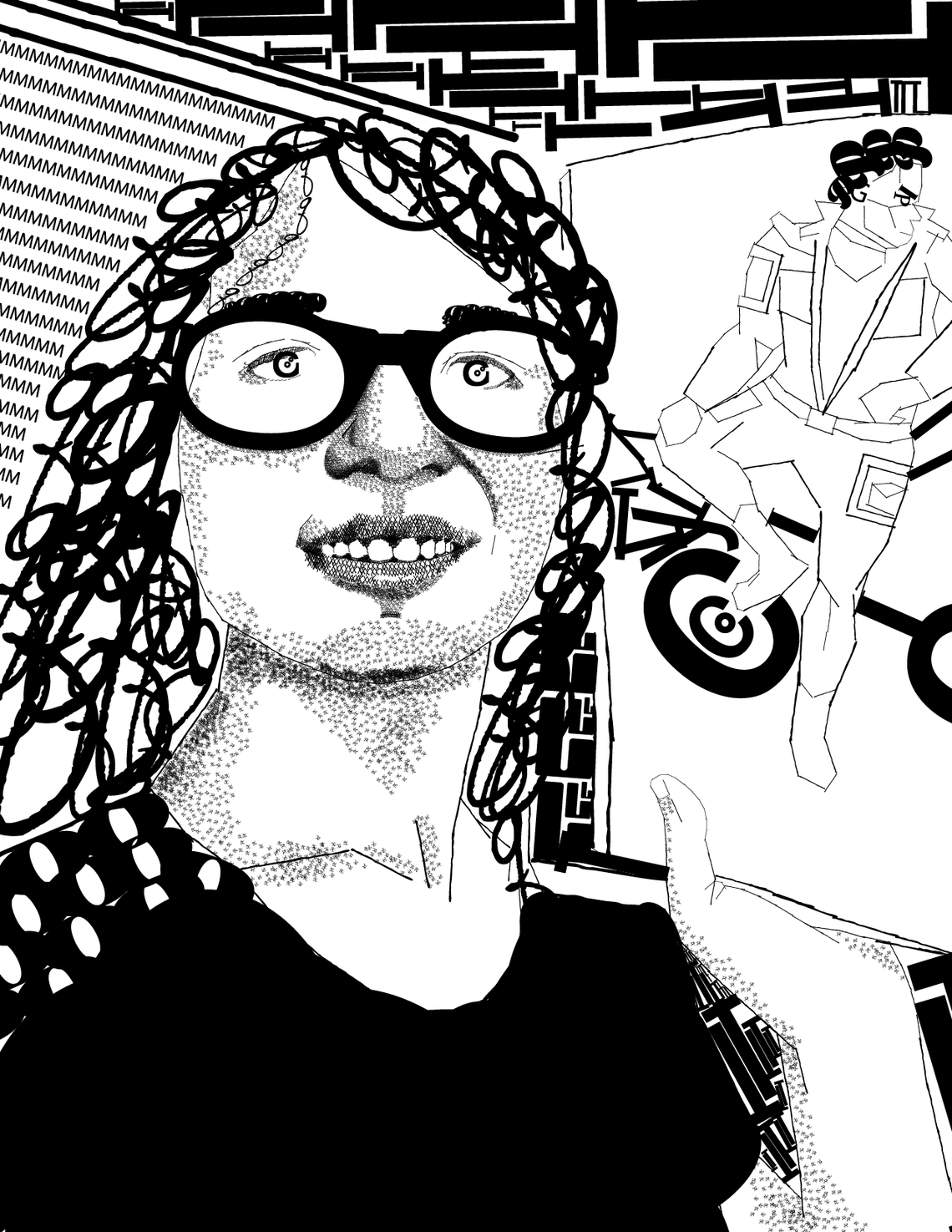 Typographic Self-Portrait